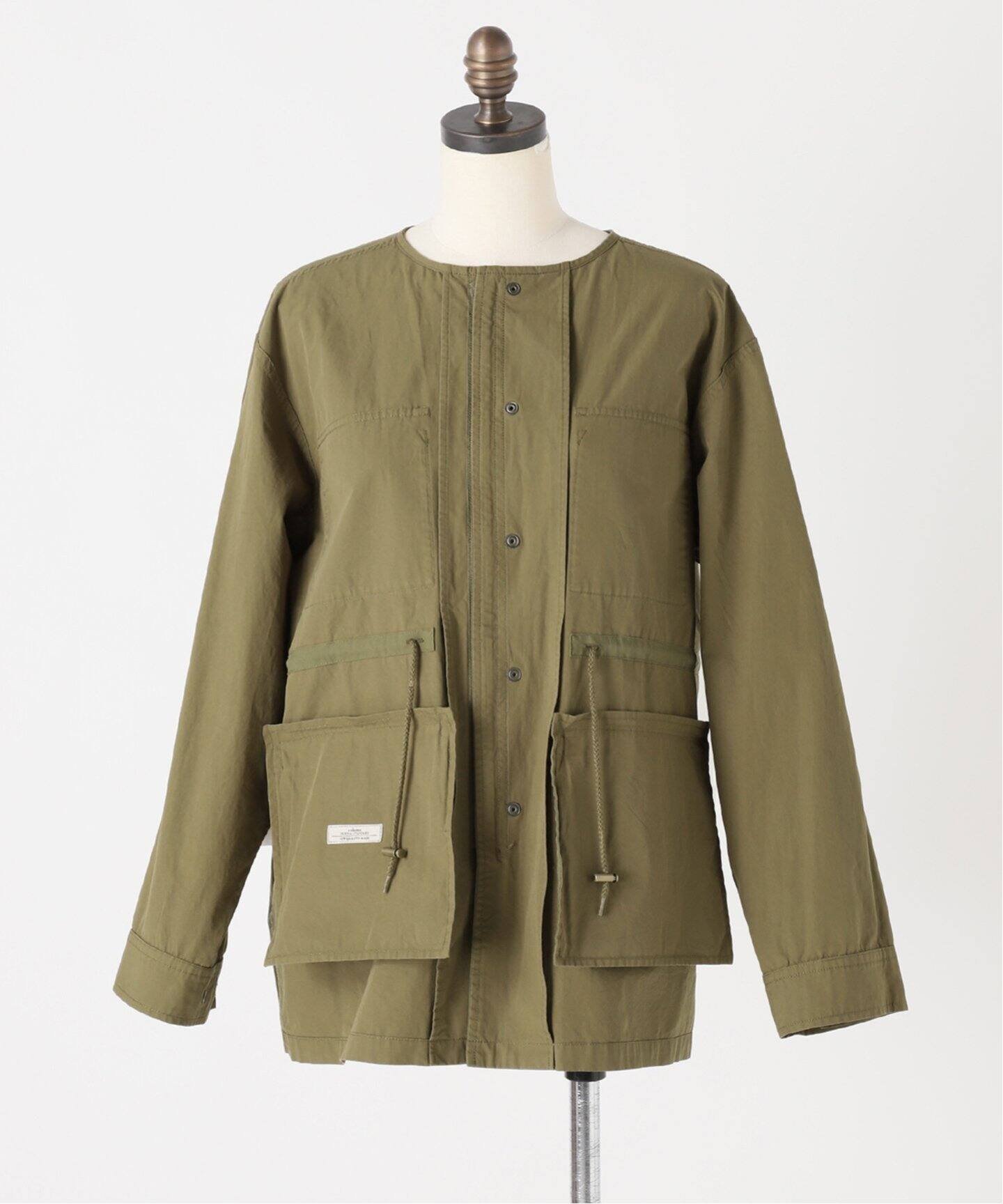 JOURNAL STANDARD オリーブ コットン ミリタリージャケット JOURNAL STANDARD オリーブ コットン ミリタリージャケット