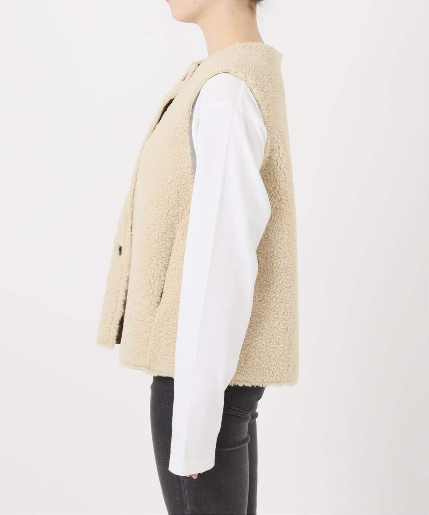 リバーシブルフェイクムートンベスト（ベスト）｜JOURNAL STANDARD