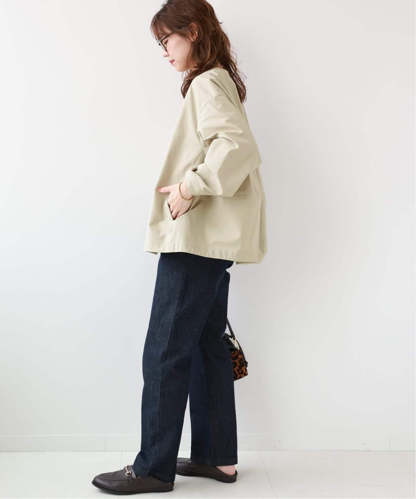 未使用タグ付き　撥水SPENSIERATOクルーネックコクーンブルゾン36 JOURNAL STANDARD relume｜《追加》撥水【SPENSIERATO】クルーネック