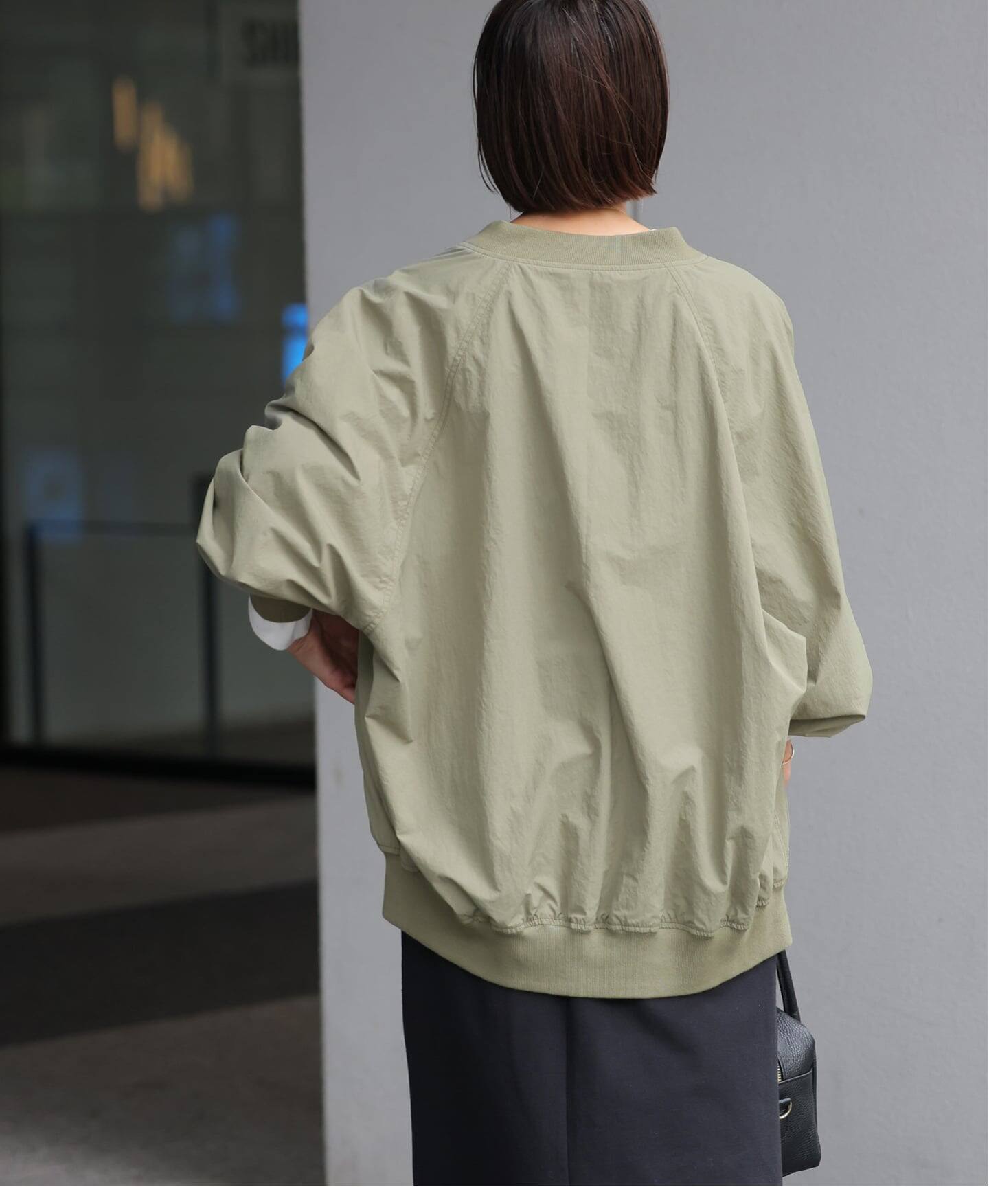 【美品】　journal standard relume ma-1 25AW新作］ウォッシャブルナイロンダブルジップMA-1（MA-1