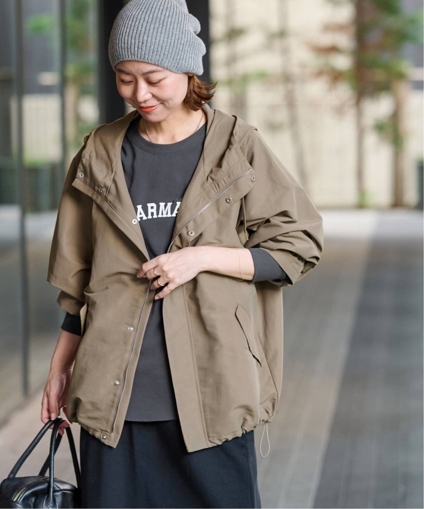 撥水ナイロンマウンテンフーディ（マウンテンパーカー