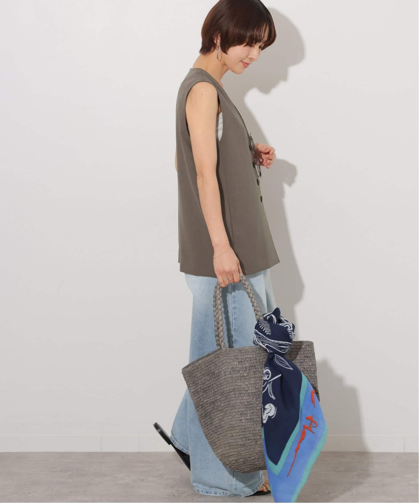 【relume】トロピカルストレッチV/N ベスト　新品 JOURNAL STANDARD relume｜トロピカルストレッチVネックベスト