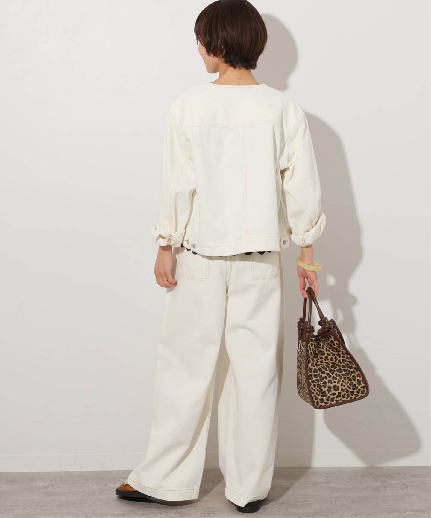 JOURNAL STANDARD relume｜コットンツイルノーカラーブルゾン