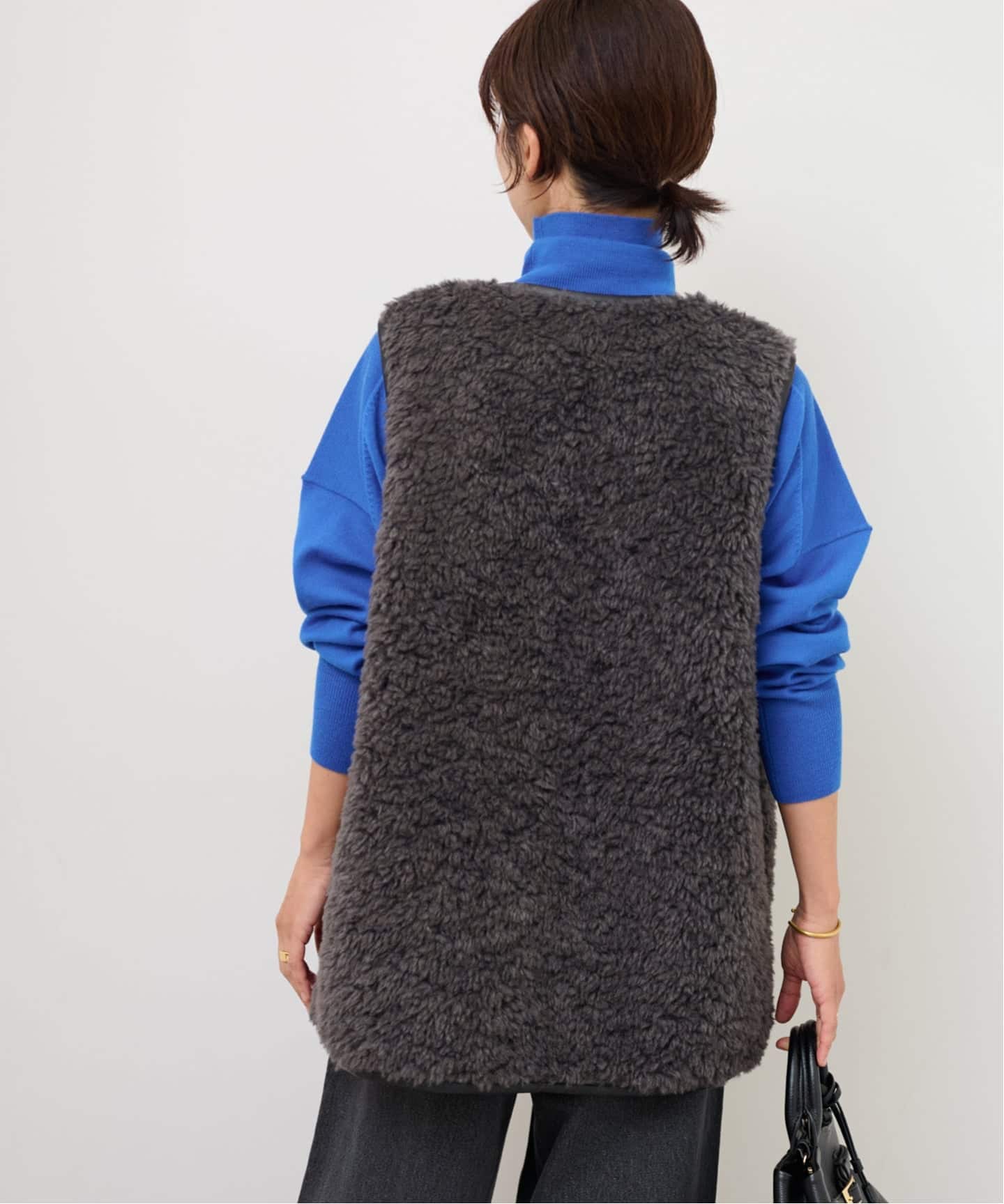 シープフェイクファージップベスト/relume WEB限定追加》シープフェイクファージップベスト（ベスト