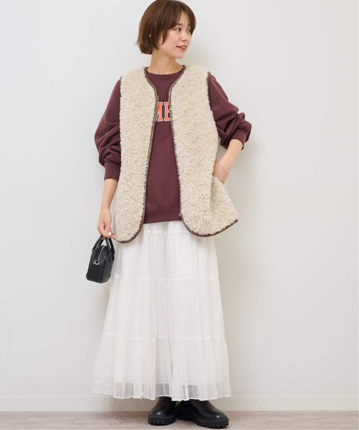 JOURNAL STANDARD relumeシープフェイクファージップベスト JOURNAL STANDARD relume｜《WEB限定追加》シープフェイクファー