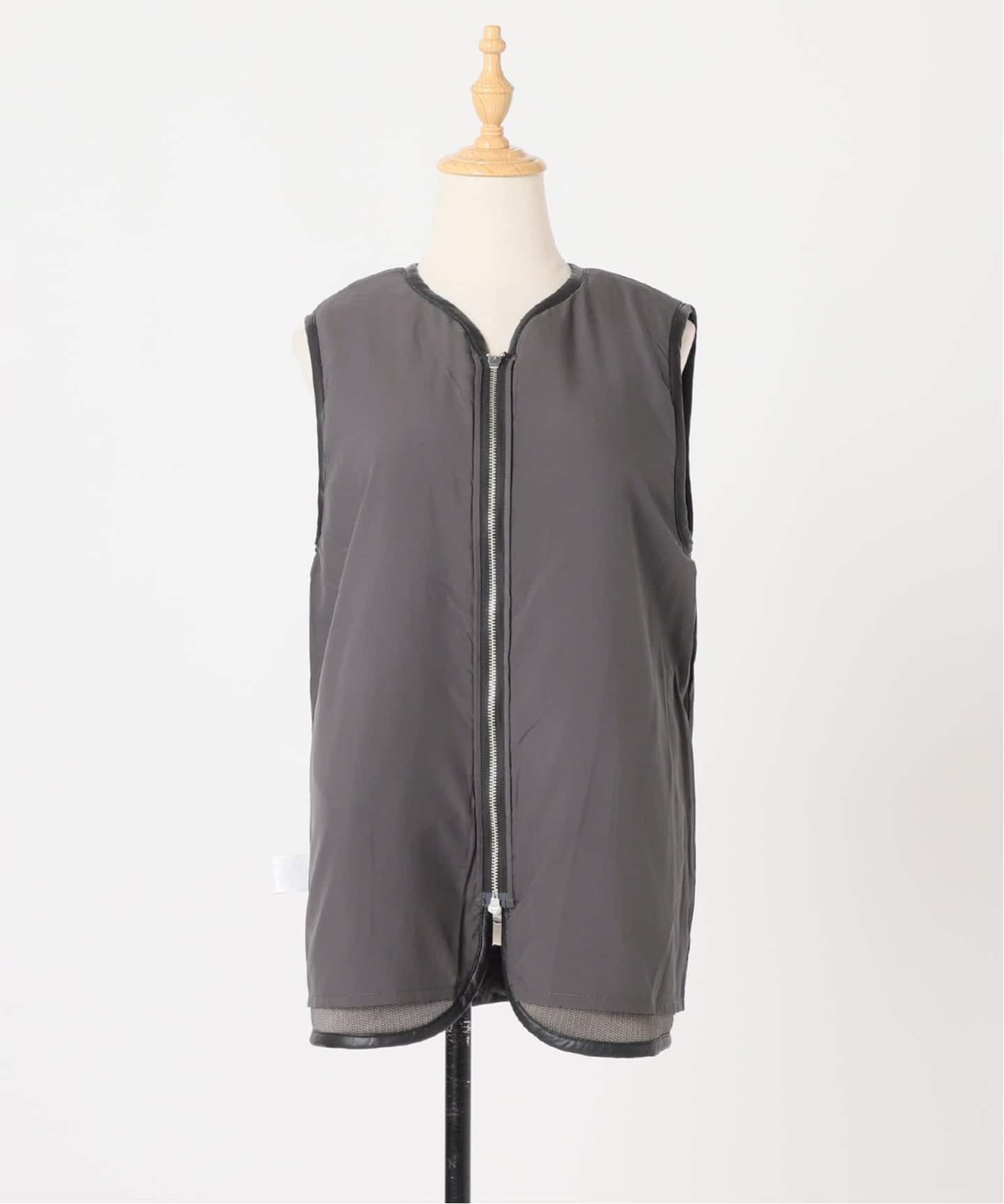 relume シープフェイクファージップベスト グレー F（洗いOK）｜2025年