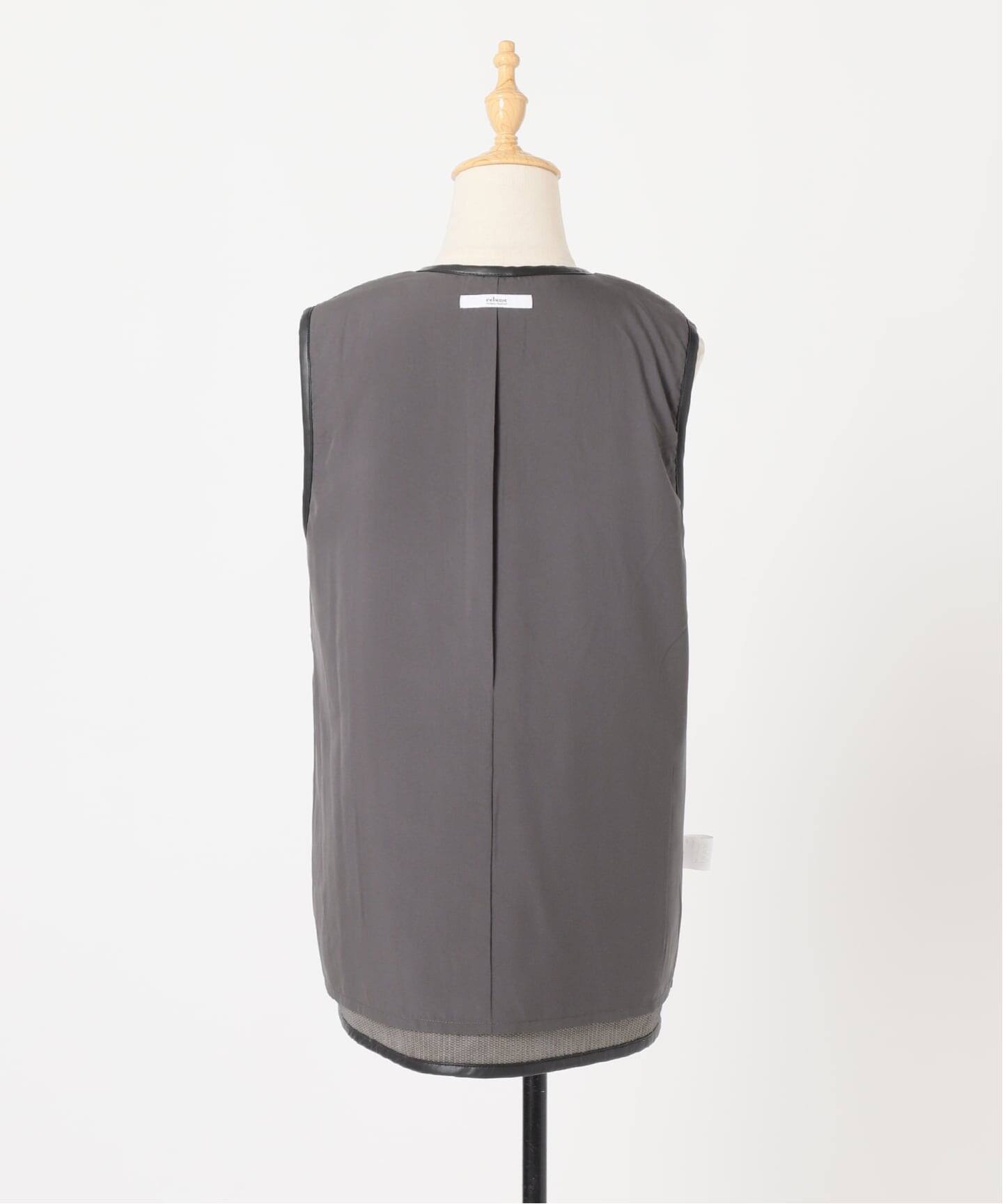 WEB限定追加》シープフェイクファージップベスト（ベスト