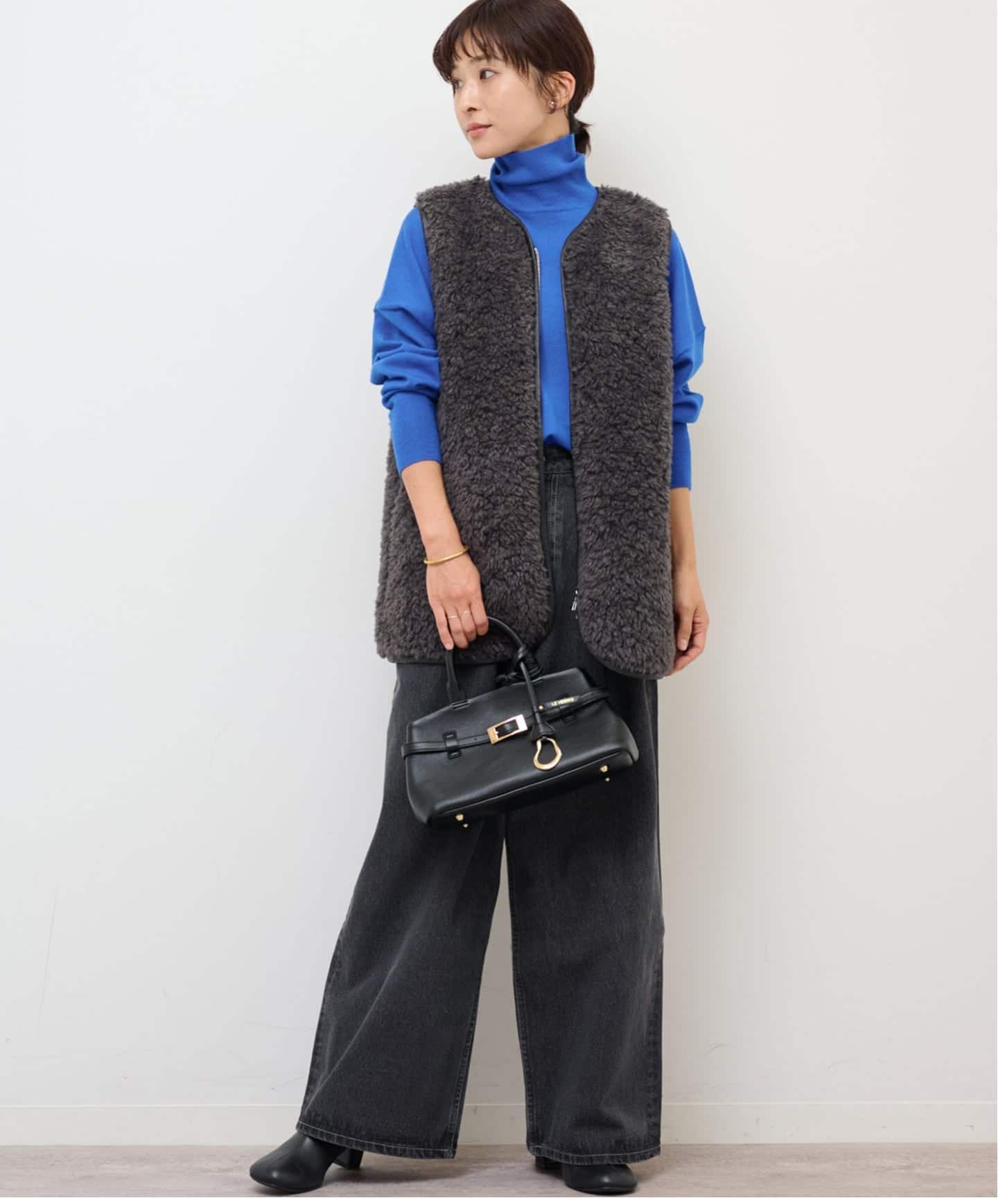 追加2》［25AW新作］シープフェイクファージップベスト（ベスト