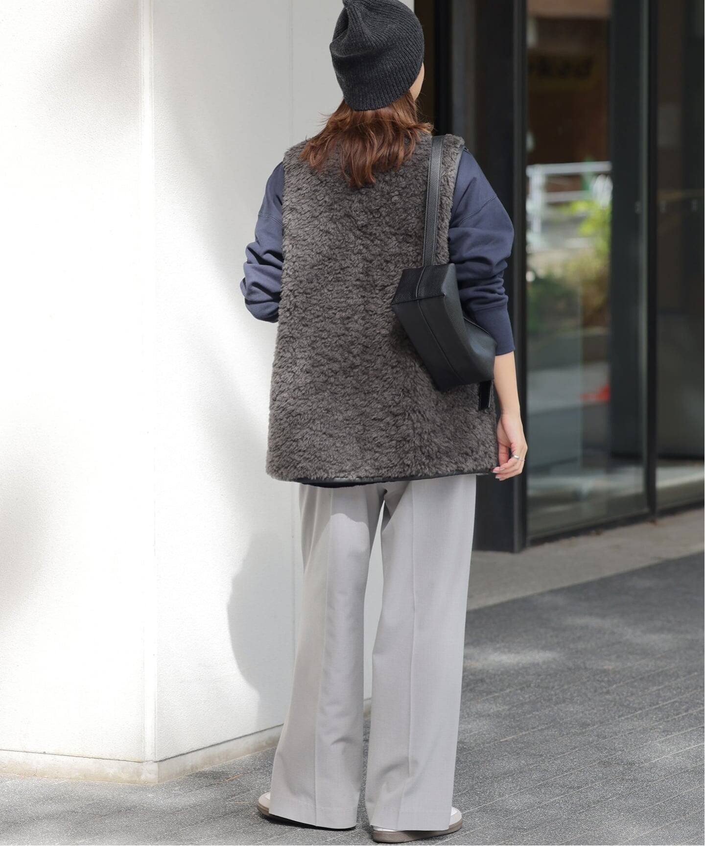 relume シープフェイクファージップベスト 追加2》［25AW新作］シープフェイクファージップベスト（ベスト