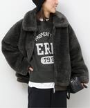 《予約》ファーショートブルゾン