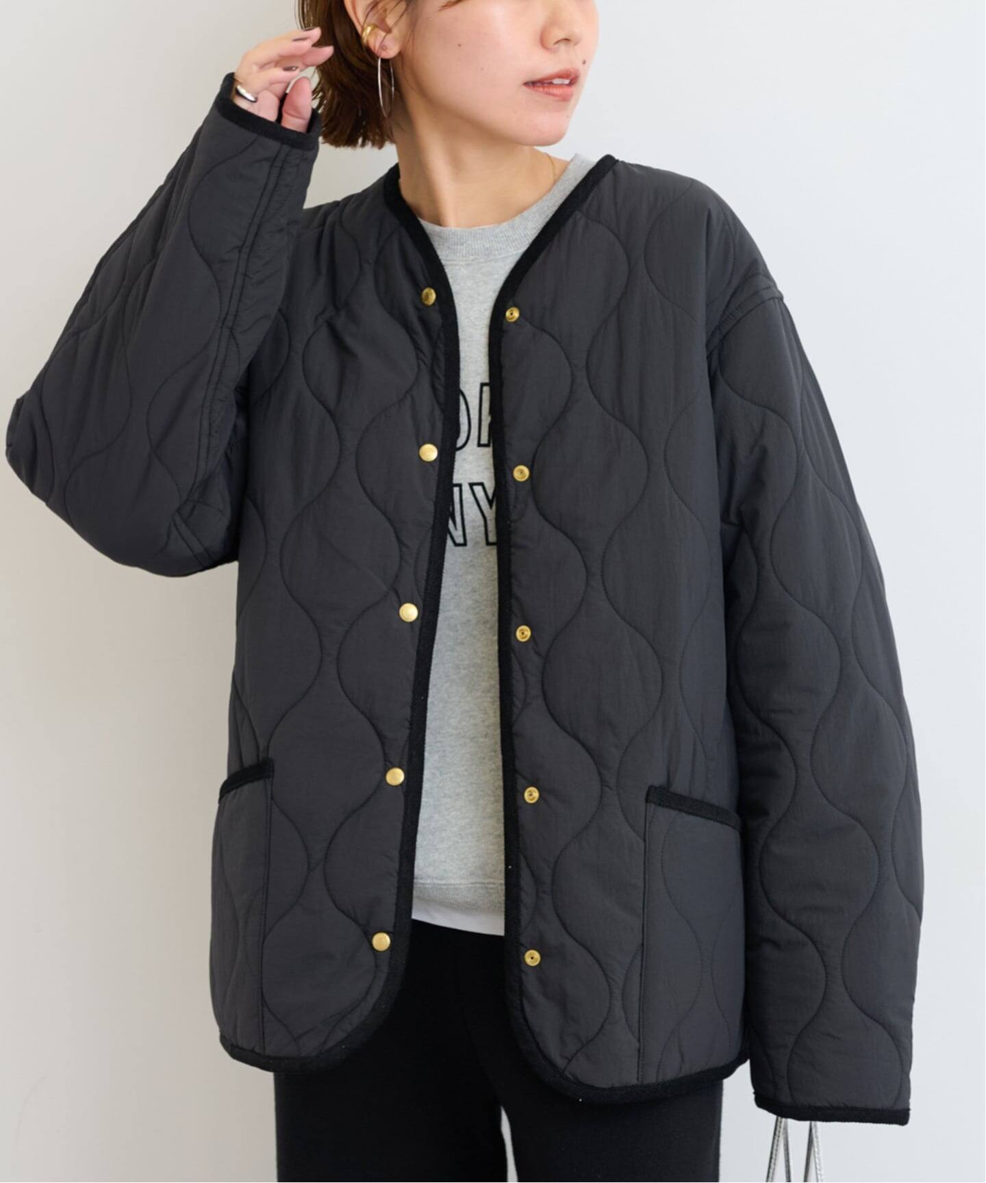 コクーンキルティングブルゾン（中綿・キルティング）｜JOURNAL