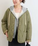 コクーンキルティングブルゾン