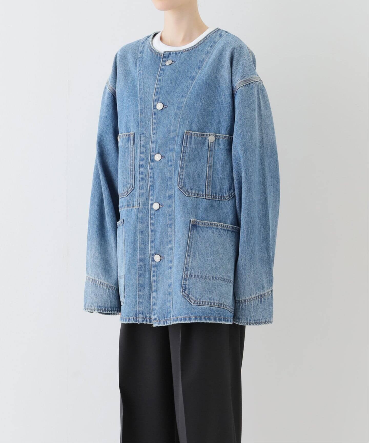 レリューム11.5ozデニムブルー カバーオール ジャケット 追加 / 新色》11.5ozデニムカバーオールジャケット（デニム