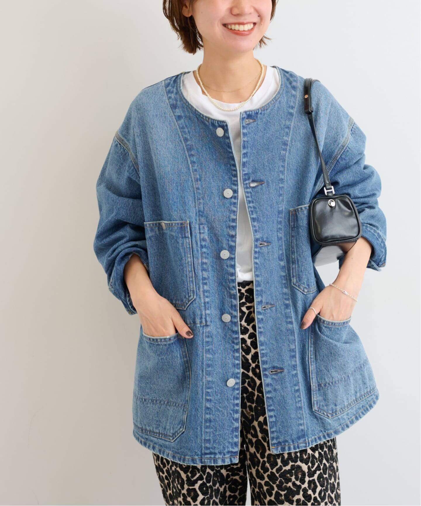 新品完売商品　journal standard lerumeデニムジャケット セール】オーバーサイズ デニムトラッカージャケット（デニム