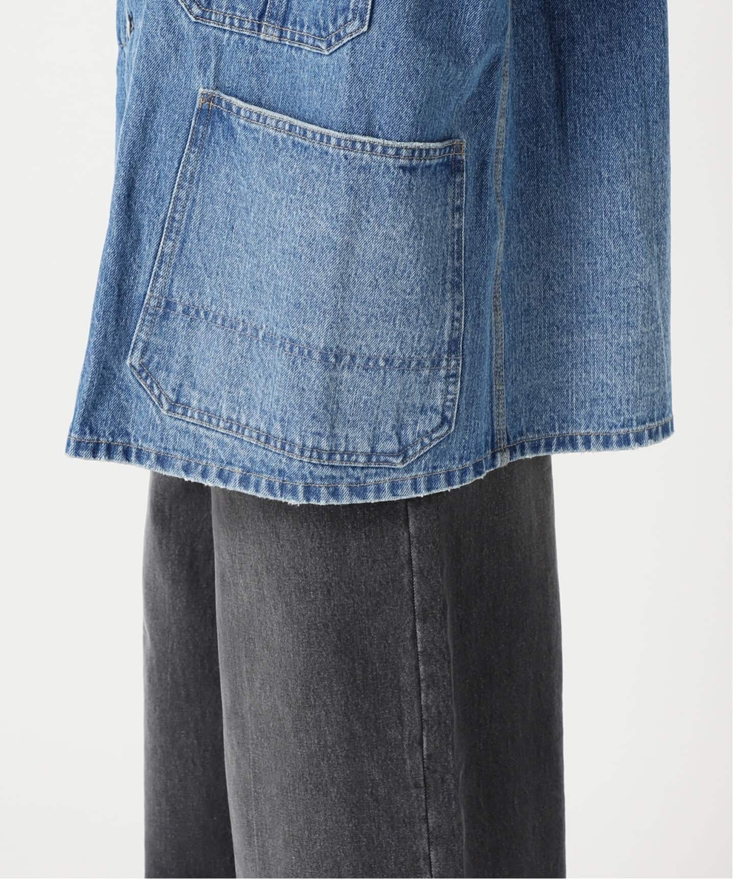 追加2》11.5ozデニムカバーオールジャケット（デニムジャケット