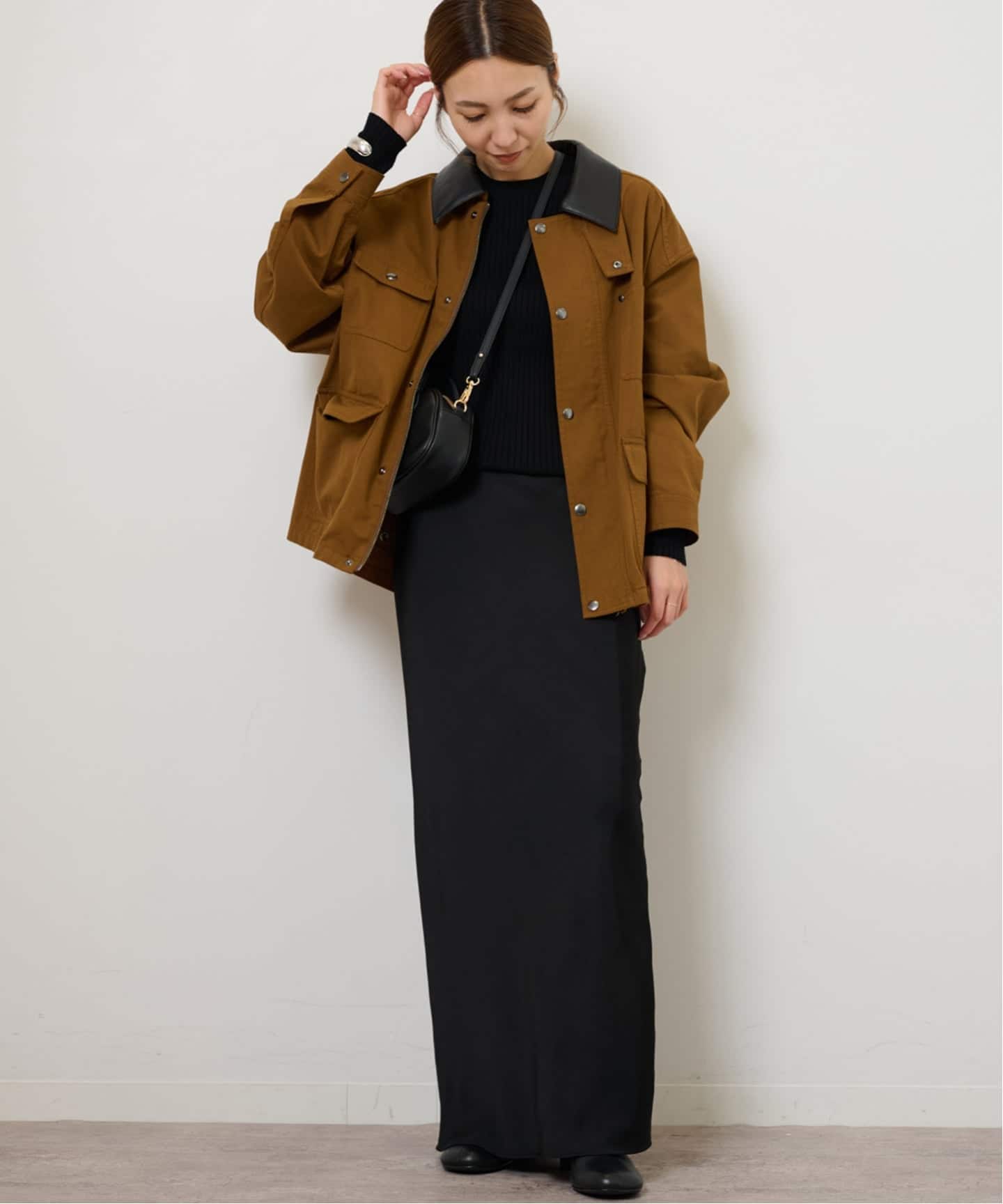 【RENA x relume】カバーオールブルゾン　ブラウン ジャーナルスタンダード レリューム JOURNAL STANDARD relume