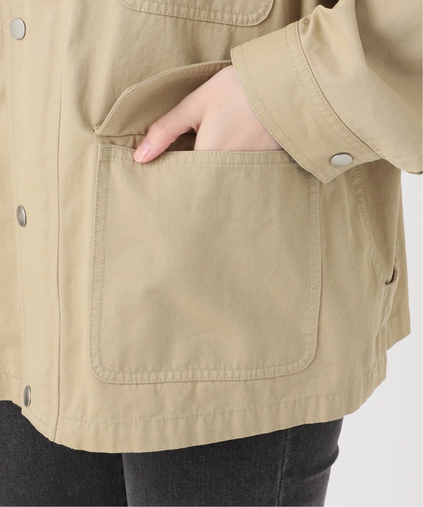 追加》［25AW新作］【RENA x relume】カバーオールブルゾン