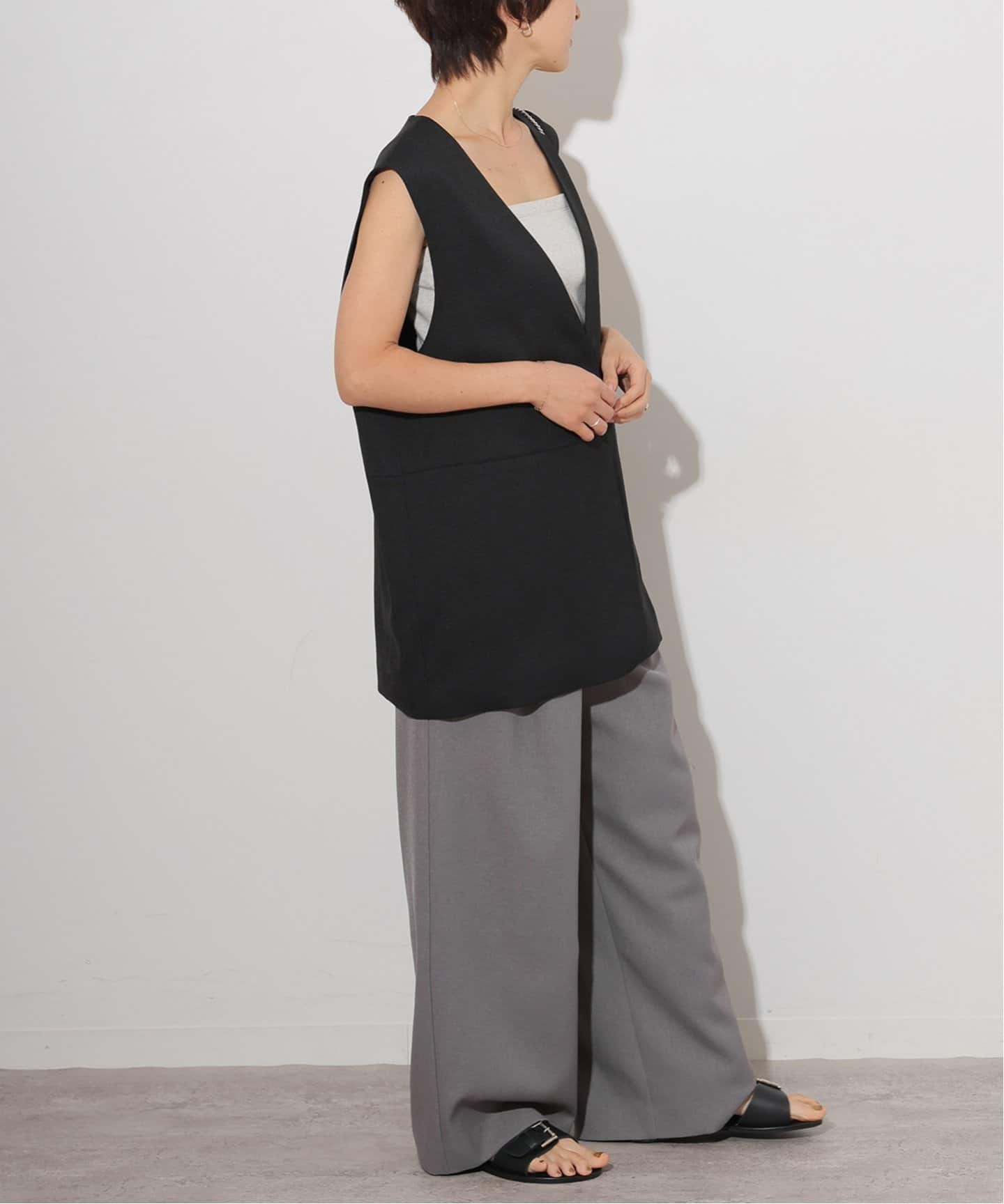 JOURNAL STANDARD relume ノーカラージレ 追加2》ノーカラージレ（ジレ）｜JOURNAL STANDARD relume