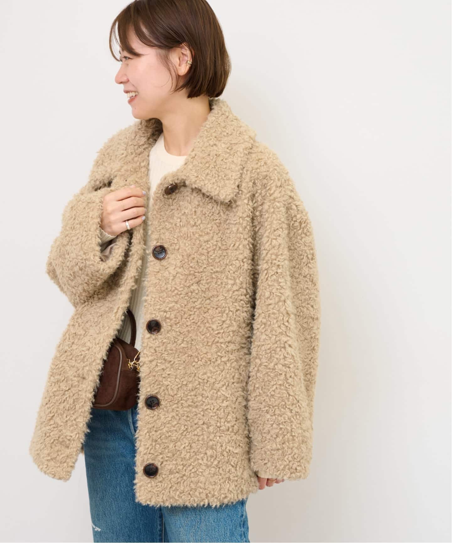 JOURNAL STANDARD relume カーリーボアブルゾン カーリーボアブルゾン（ボア・フリース）｜JOURNAL STANDARD relume