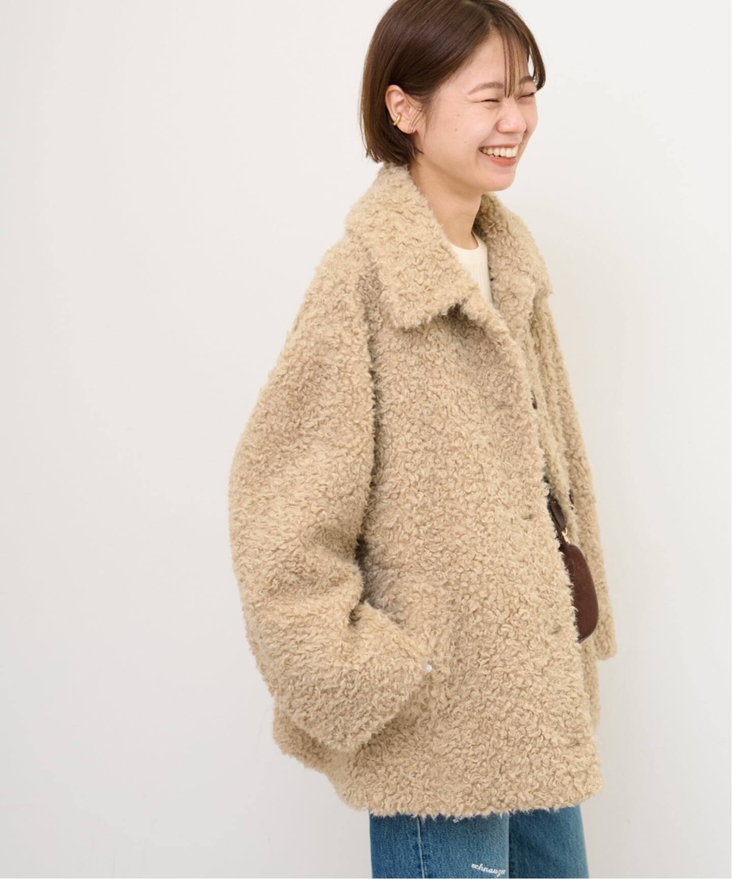 JOURNAL STANDARD relume カーリーボアブルゾン カーリーボアブルゾン（ボア・フリース）｜JOURNAL STANDARD relume