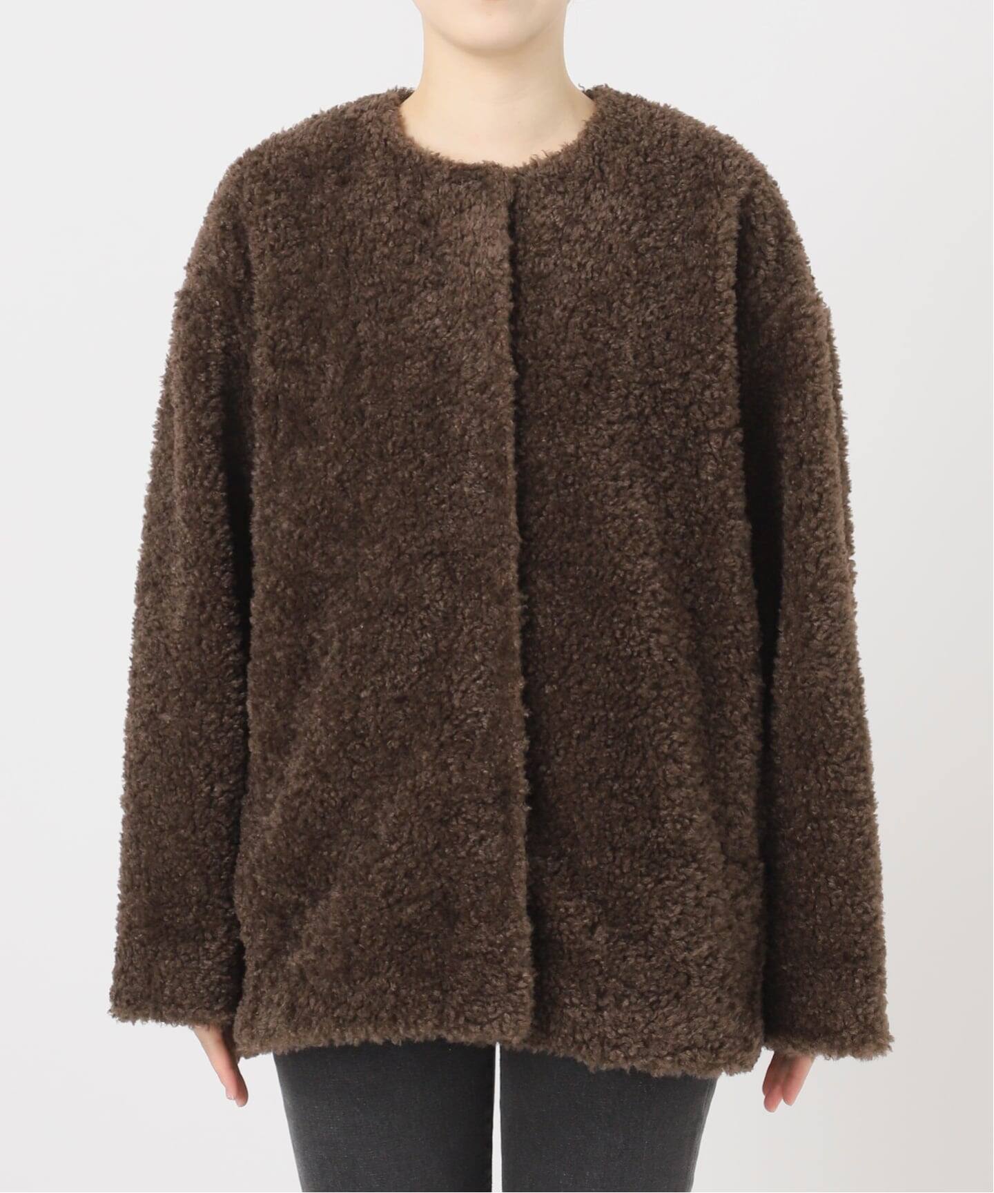 ボアカラーレスジャケット（ボア・フリース）｜JOURNAL STANDARD