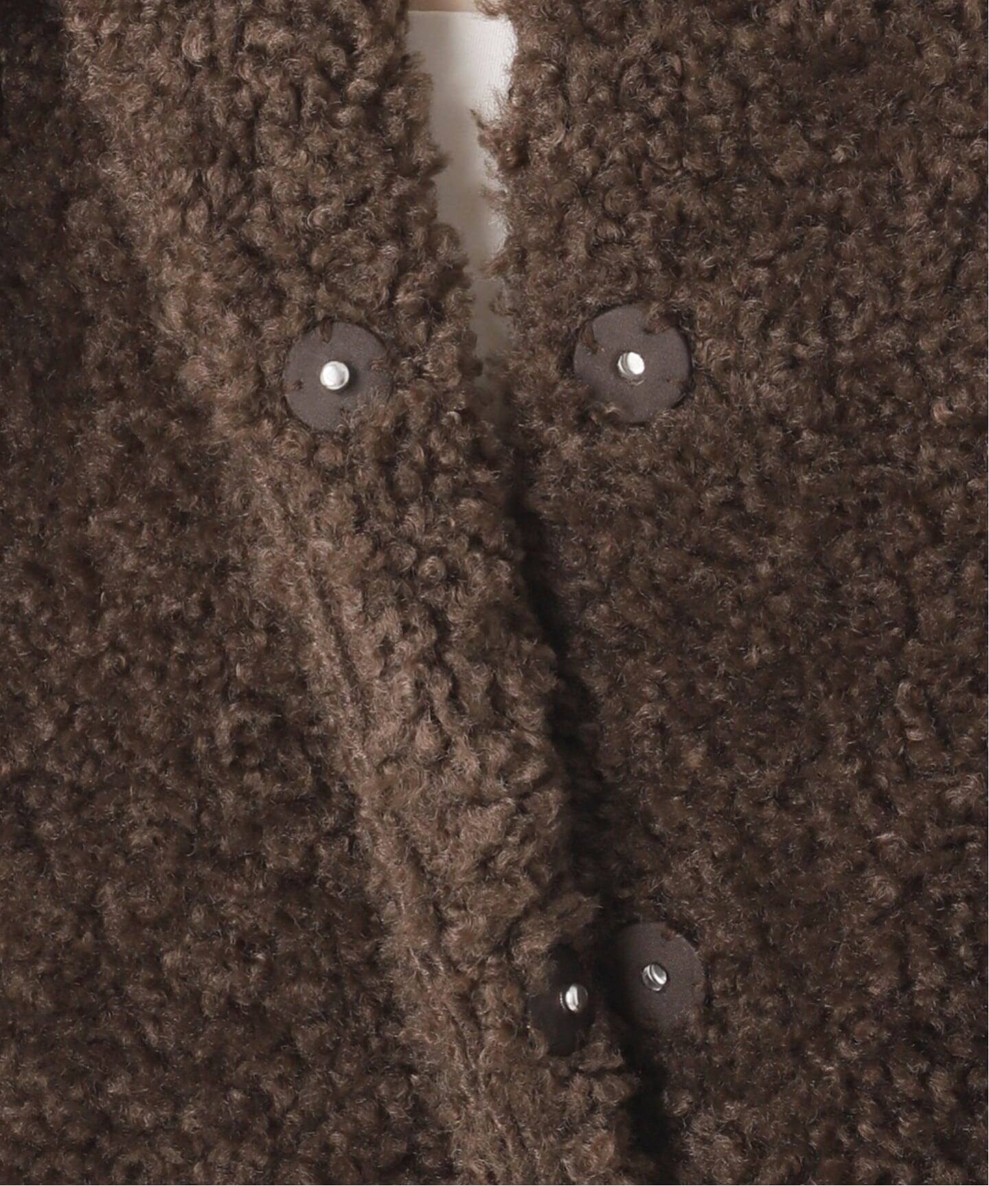 ボアカラーレスジャケット（ボア・フリース）｜JOURNAL STANDARD