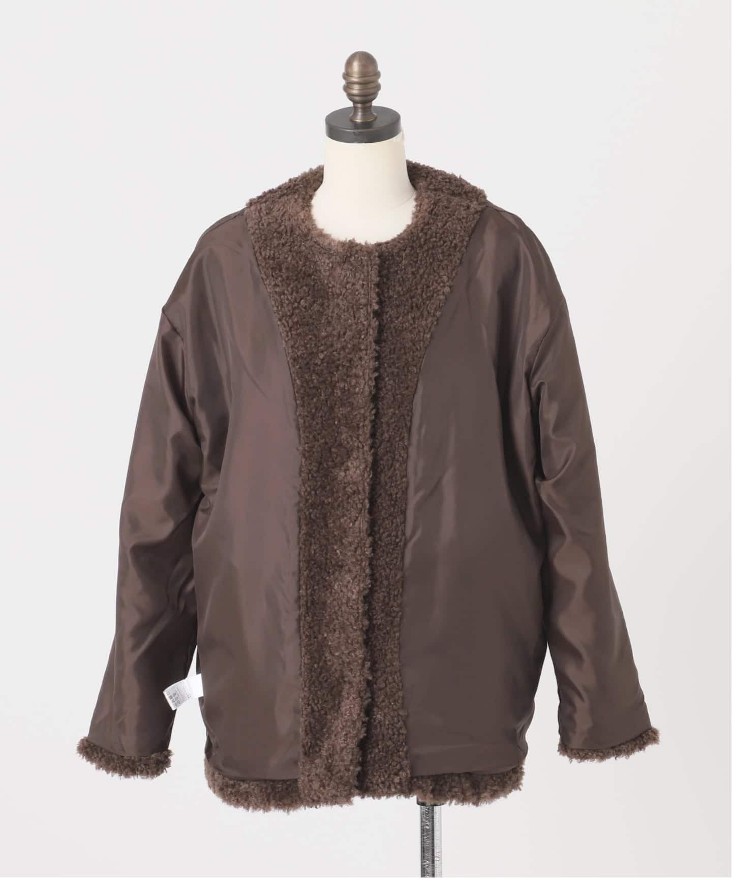 ボアカラーレスジャケット（ボア・フリース）｜JOURNAL STANDARD