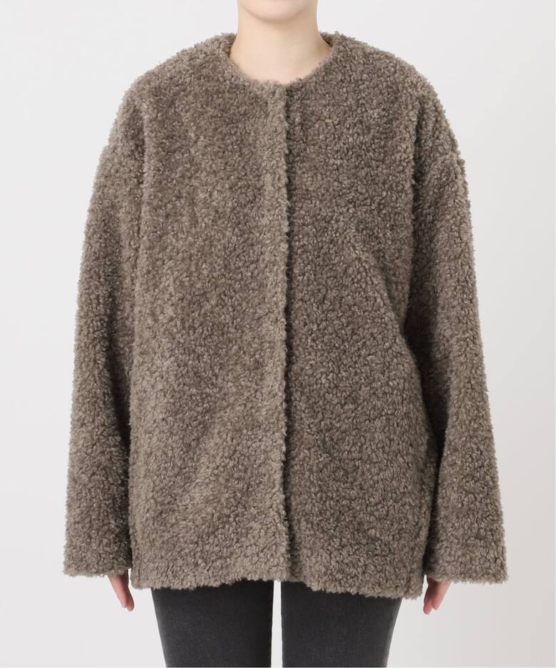 ボアカラーレスジャケット（ボア・フリース）｜JOURNAL STANDARD  