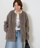 《予約》［25AW新作］ボアカラーレスジャケット