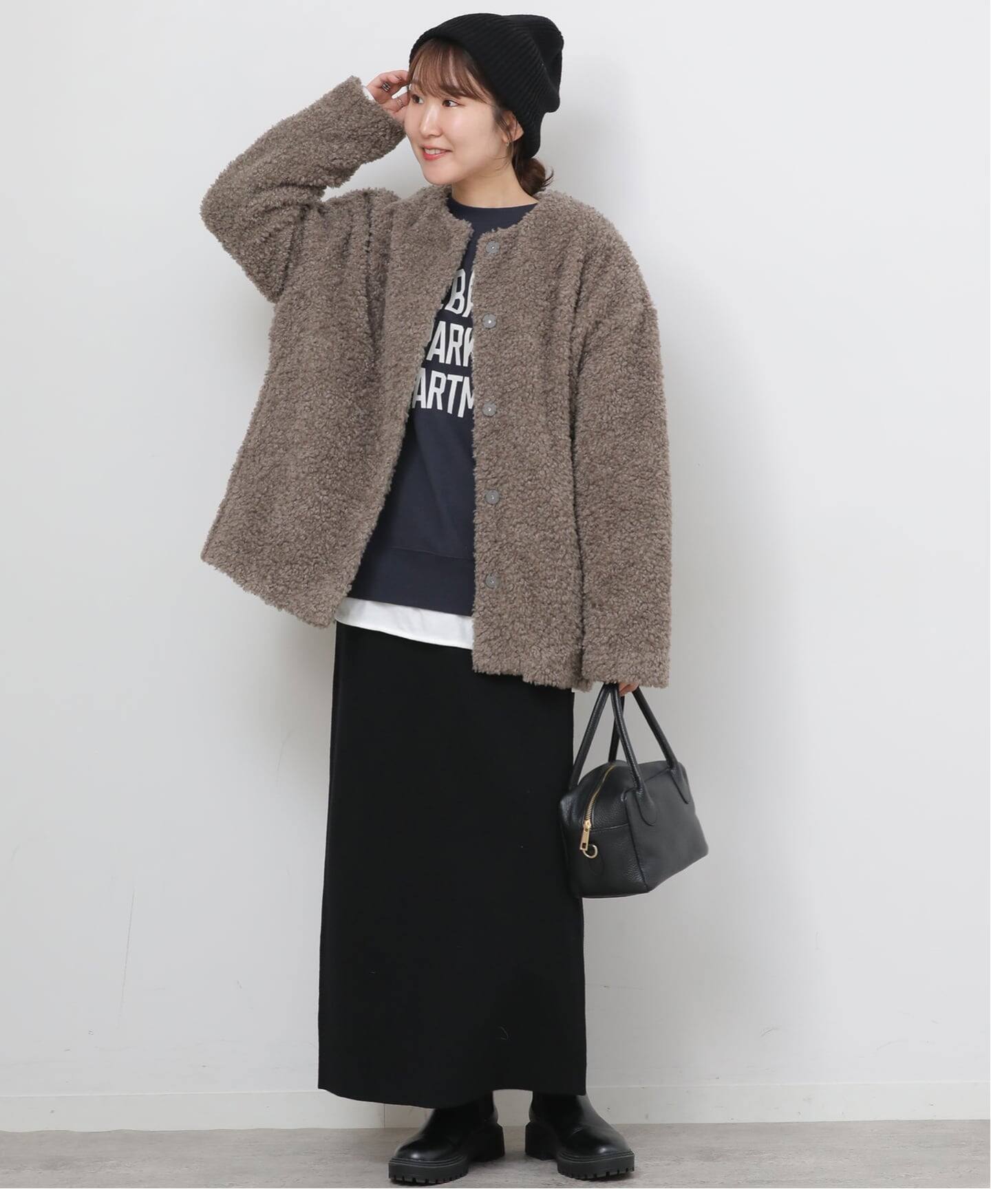 追加》ボアカラーレスジャケット（ボア・フリース）｜JOURNAL STANDARD