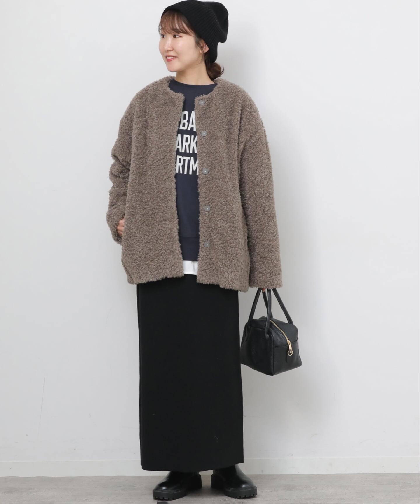 追加》ボアカラーレスジャケット（ボア・フリース）｜JOURNAL STANDARD