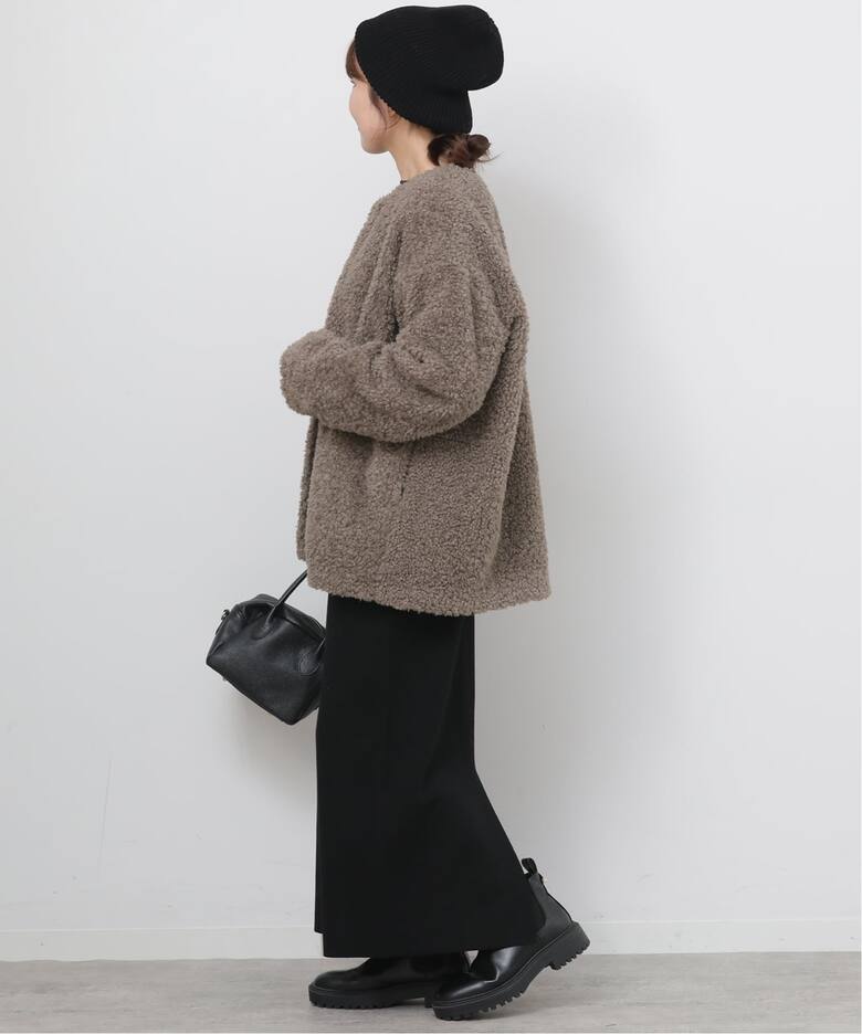 追加》ボアカラーレスジャケット（ボア・フリース）｜JOURNAL STANDARD  