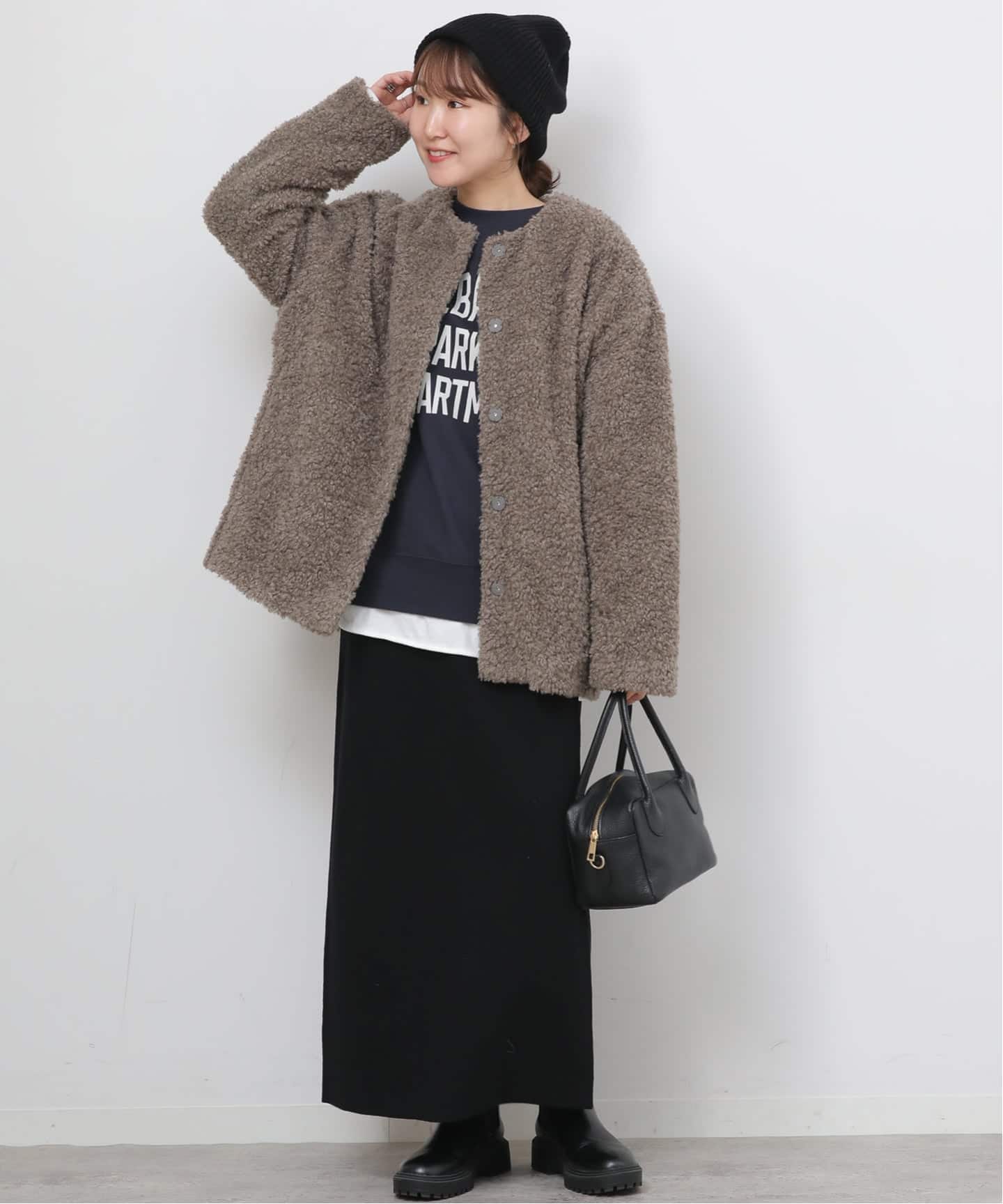 WEB限定追加2》ボアカラーレスジャケット（ボア・フリース）｜JOURNAL