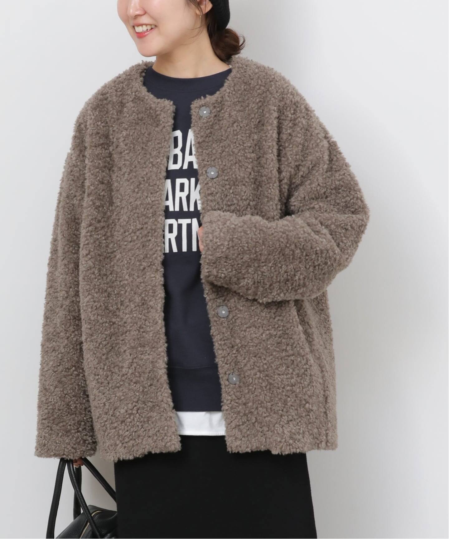 WEB限定追加2》ボアカラーレスジャケット（ボア・フリース）｜JOURNAL