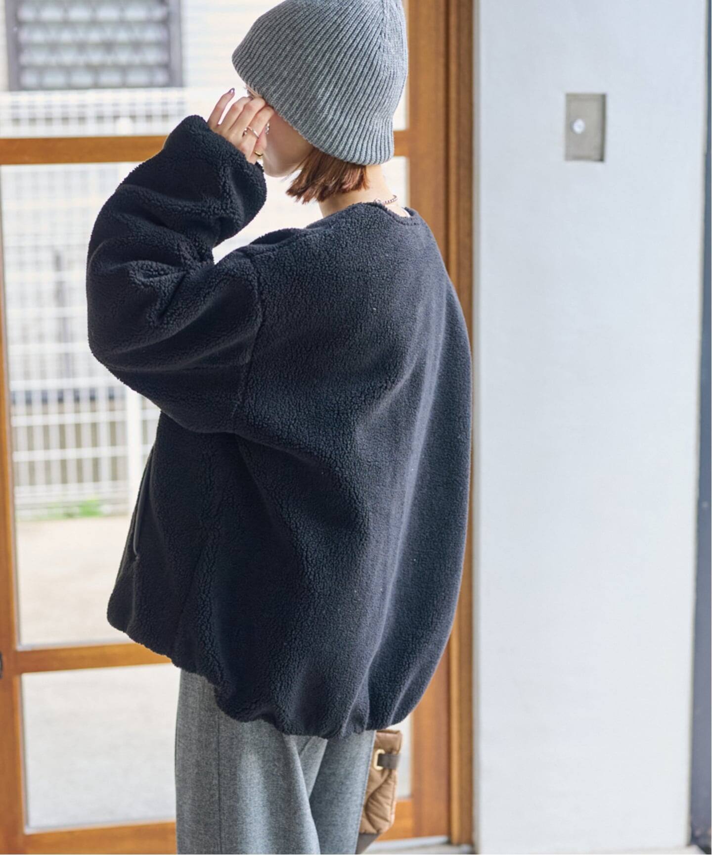 WEB限定》リバーシブルボアブルゾン（ボア・フリース）｜JOURNAL 