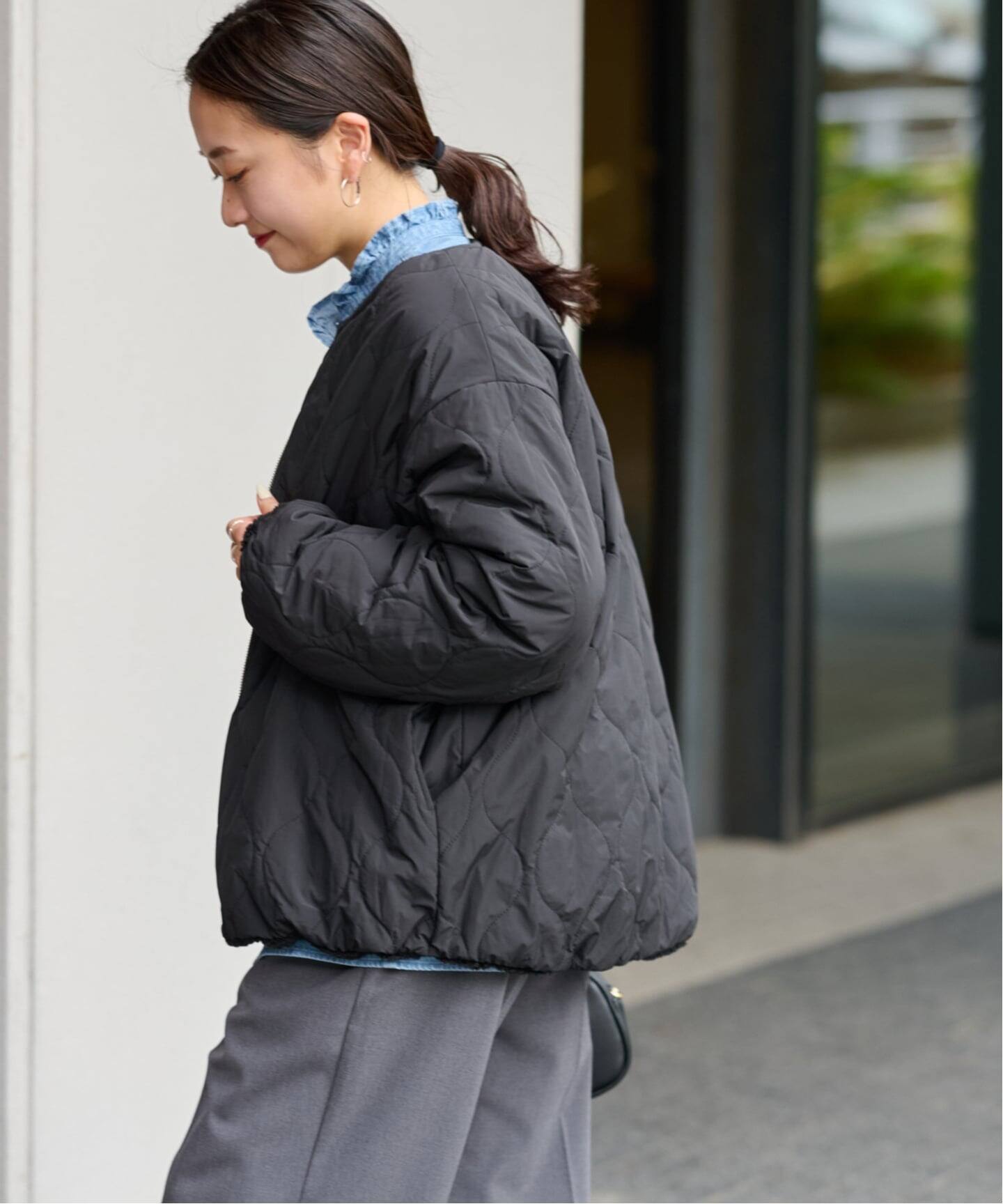 WEB限定》リバーシブルボアブルゾン（ボア・フリース）｜JOURNAL