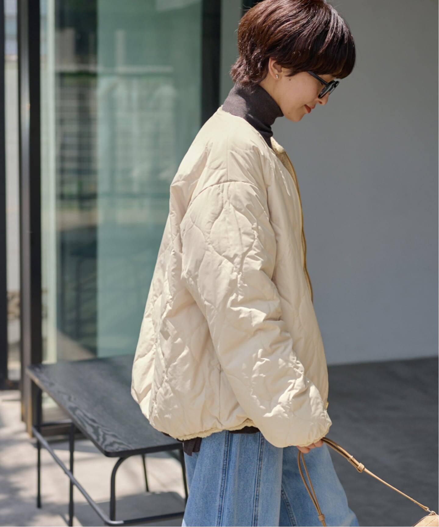 WEB限定》リバーシブルボアブルゾン（ボア・フリース）｜JOURNAL 