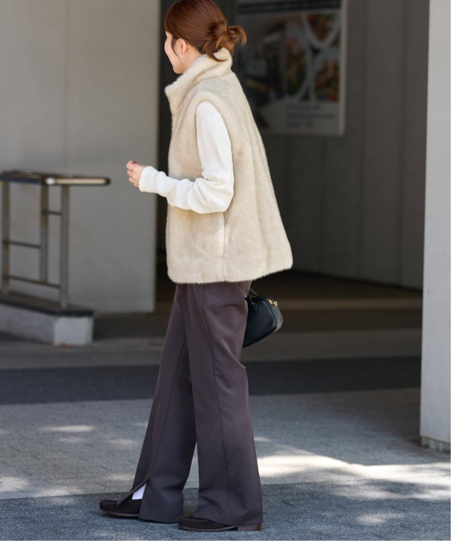 スタンドカラーファーベスト（ベスト）｜JOURNAL STANDARD relume