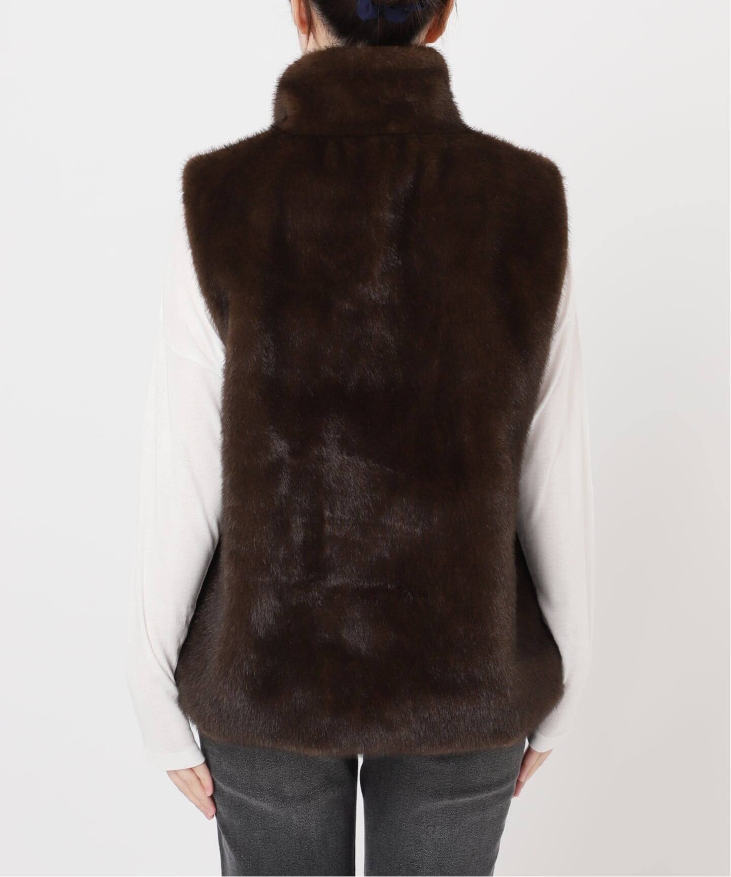 スタンドカラーファーベスト（ベスト）｜JOURNAL STANDARD relume