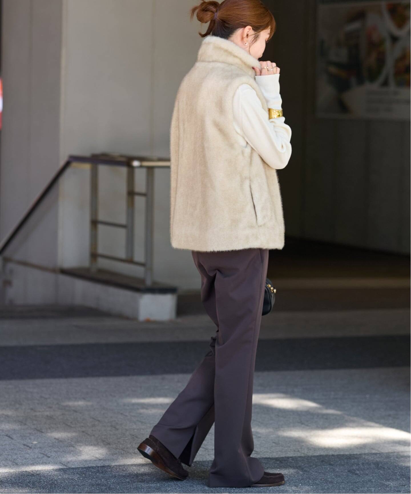 追加》スタンドカラーファーベスト（ベスト）｜JOURNAL STANDARD