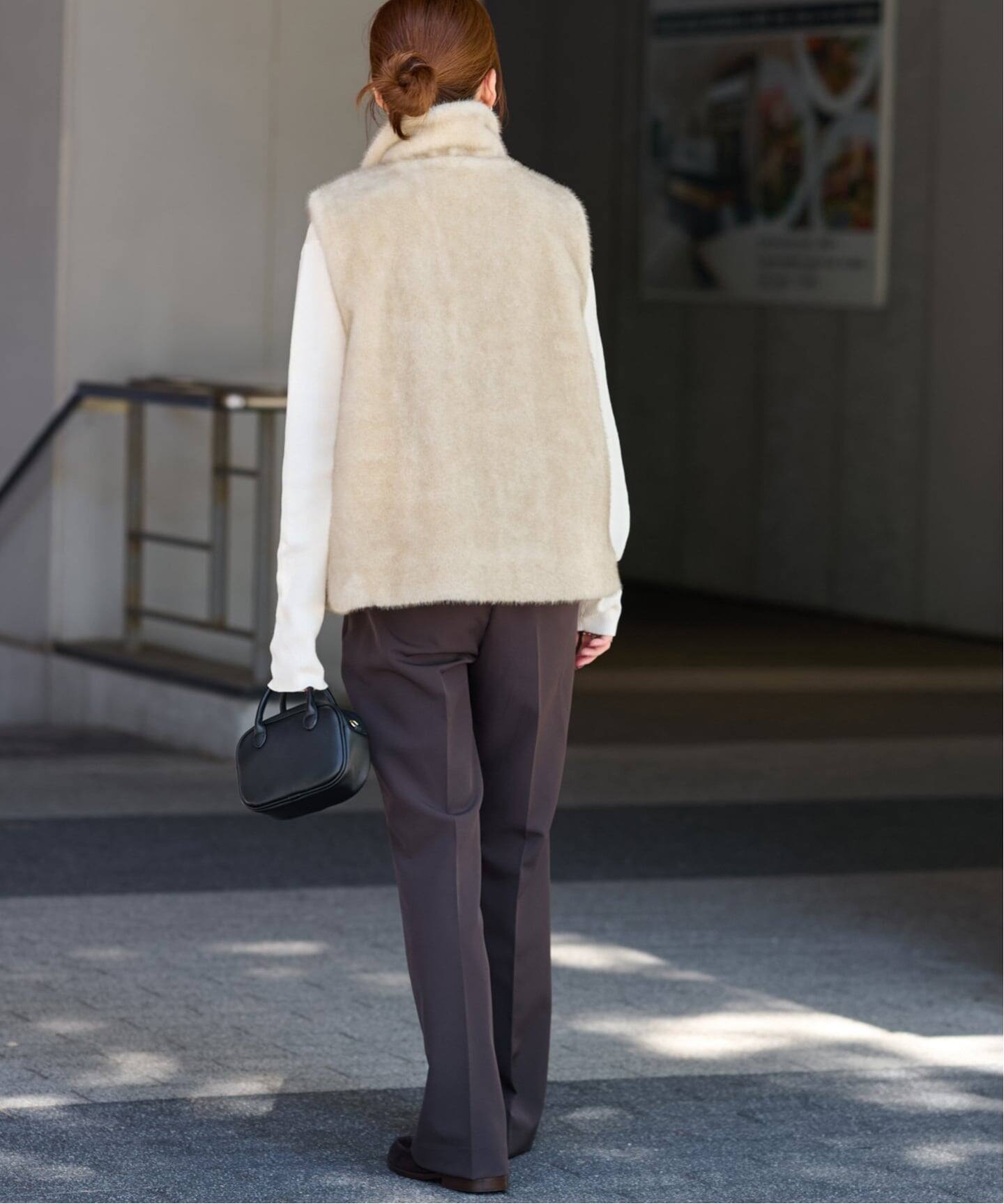 追加》スタンドカラーファーベスト（ベスト）｜JOURNAL STANDARD