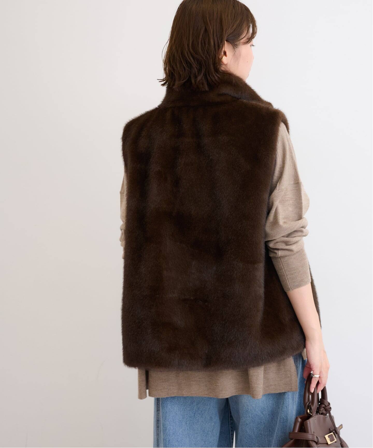 追加》スタンドカラーファーベスト（ベスト）｜JOURNAL STANDARD