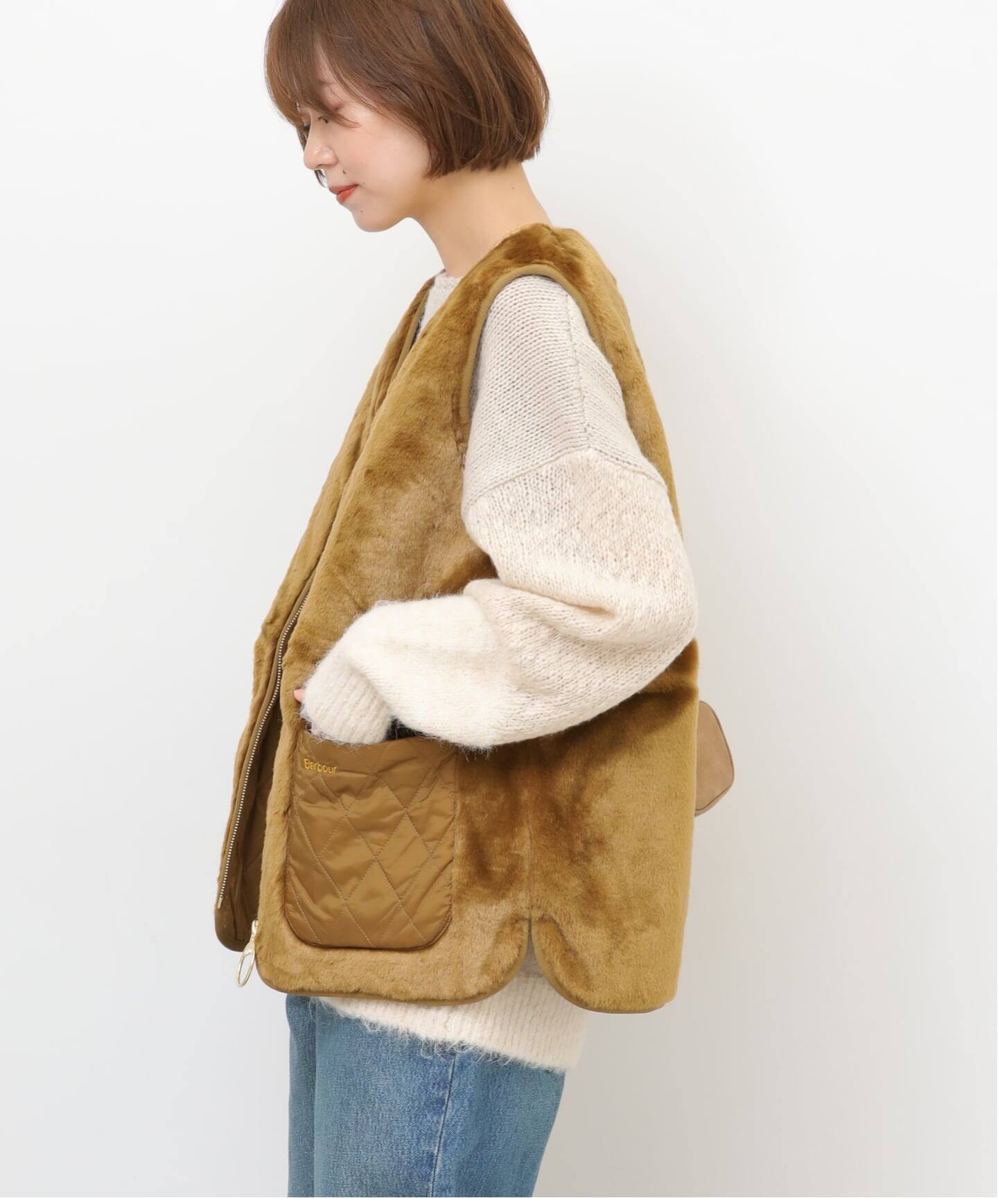 BARBOUR/バブアー】 KARIN FAUX FUR GILET:ベスト（ベスト）｜JOURNAL