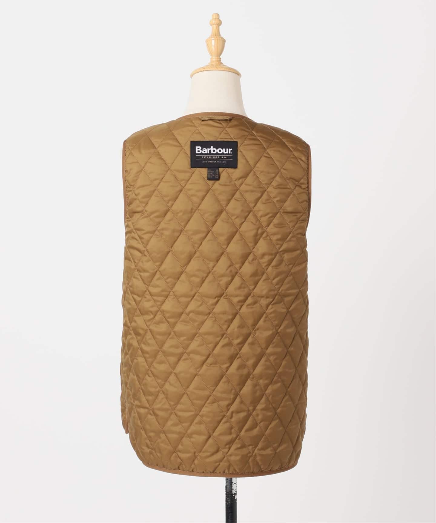 Barbour ブラウン フリースベスト サイズ40 Barbour フリースベスト