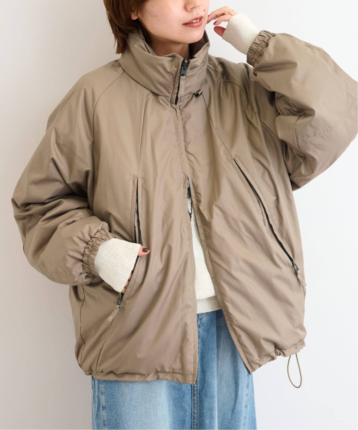 追加》別注 WILD THINGS×TAION×relume HAPPY JKT：リバーシブルダウン 