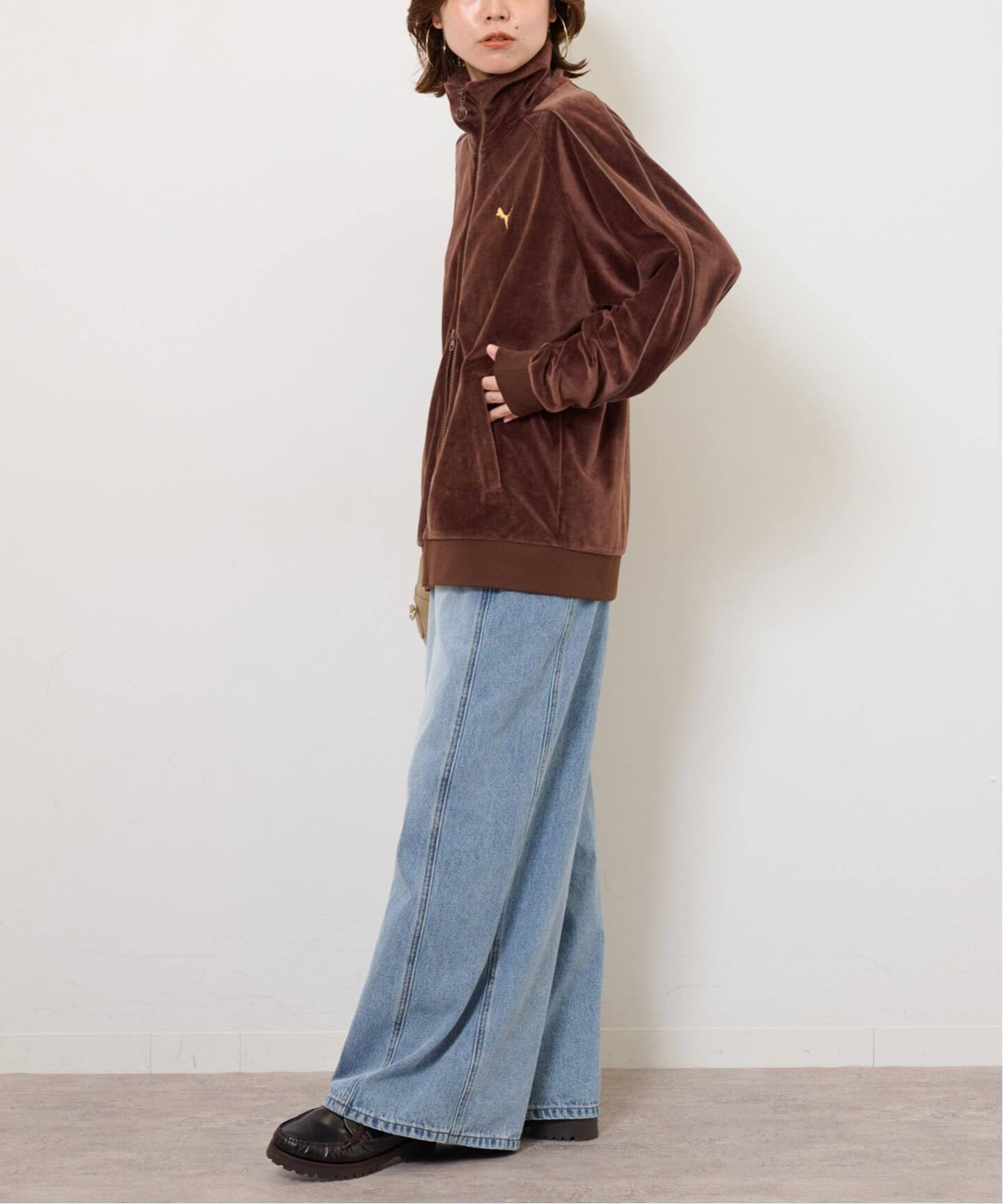 ジャーナルスタンダード　別注プーマ　トラックジャンパーオシャレな茶色　新品 楽天市場】JOURNAL STANDARD relume PUMA / プーマ 別注 