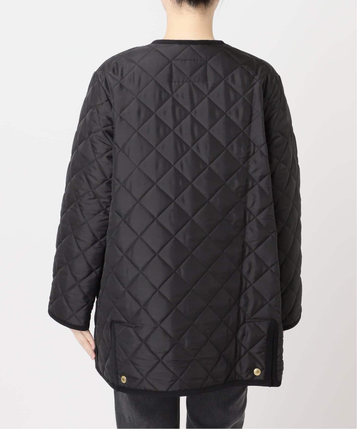 TRADITIONAL WEATHERWEAR】ARKLEY A-LINE MIDDLE：キルティング