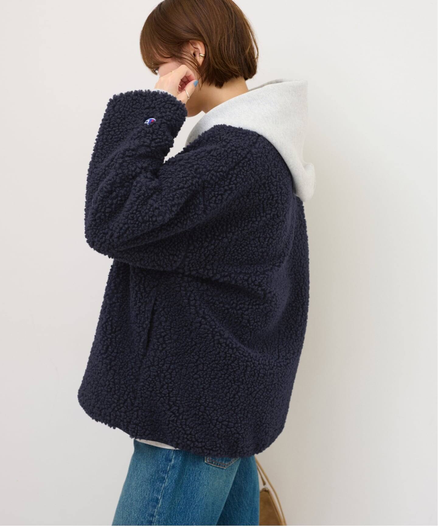 WEB限定追加2》別注【Champion/チャンピオン】ボアフリースジャケット 