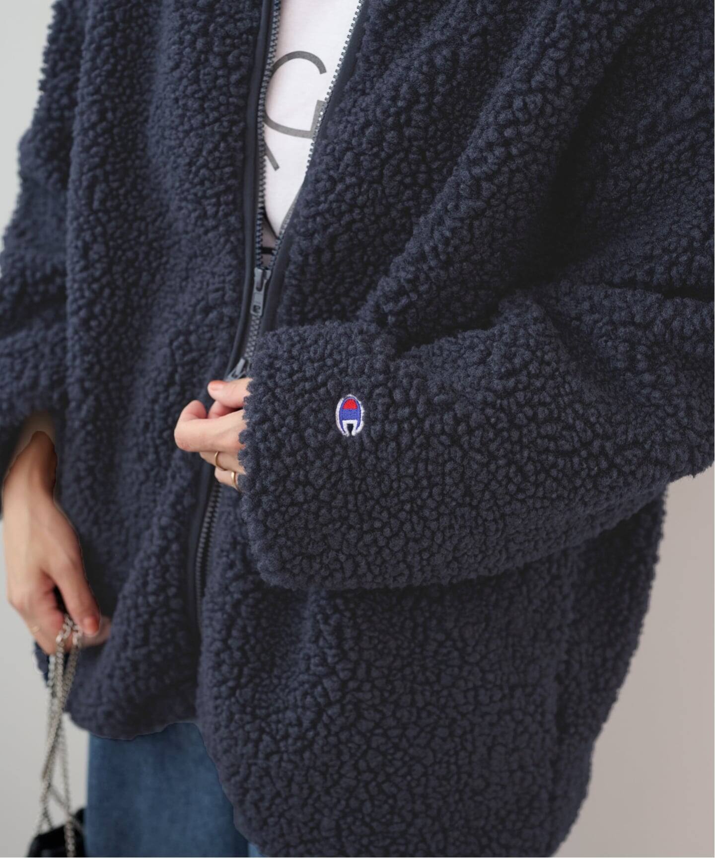 WEB限定追加2》別注【Champion/チャンピオン】ボアフリースジャケット