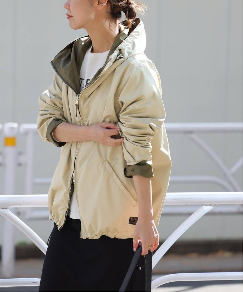 スピック＆スパン販売☆完売撥水マウンテンパーカーベージュ38  